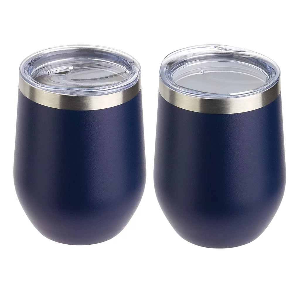 Gobelet isolé en poudre enduit de cuivre de 12 oz
