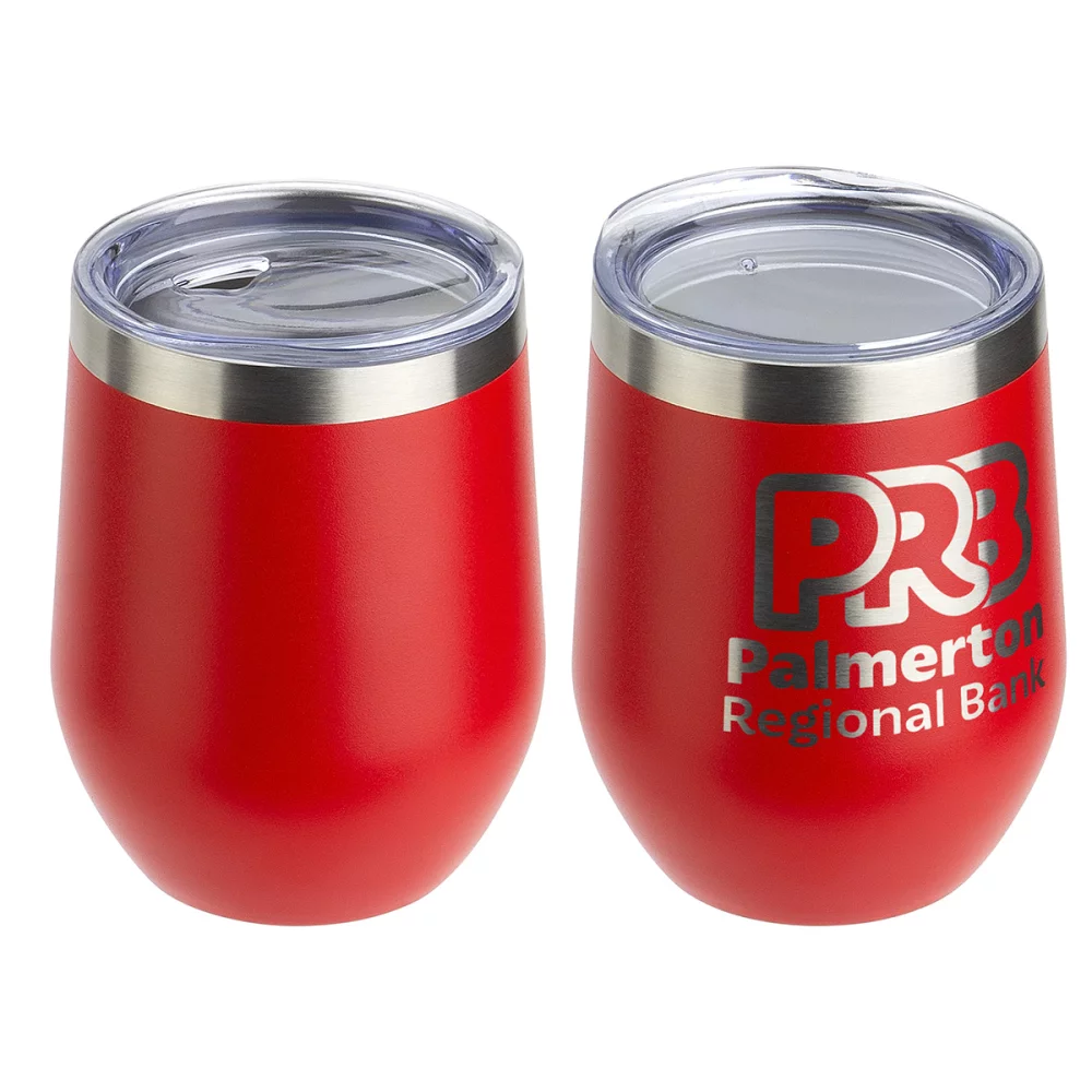Gobelet isolé en poudre enduit de cuivre de 12 oz