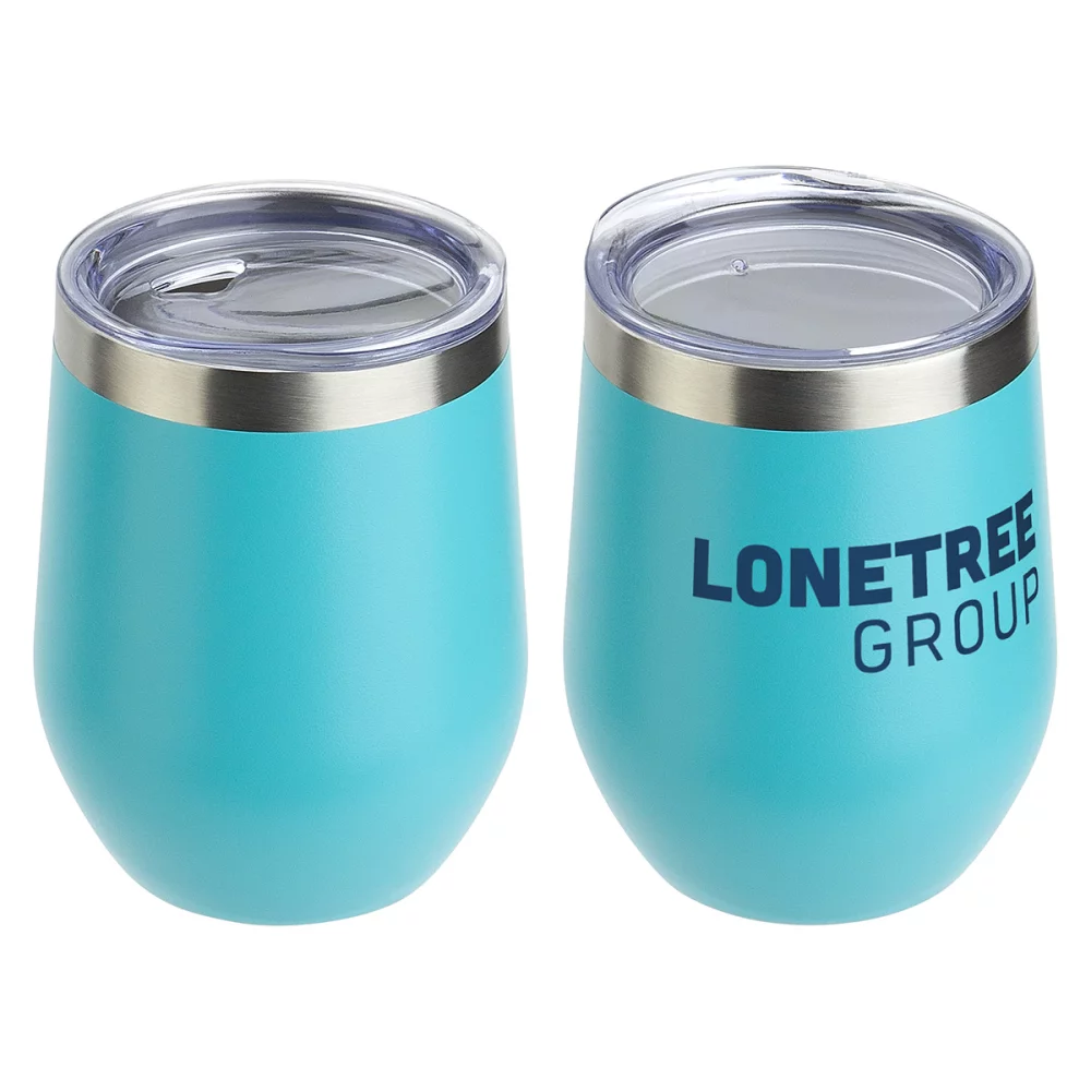 Gobelet isolé en poudre enduit de cuivre de 12 oz