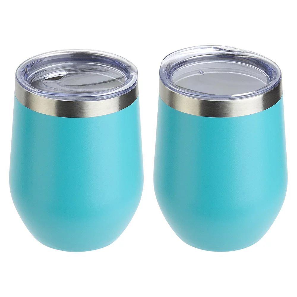 Gobelet isolé en poudre enduit de cuivre de 12 oz