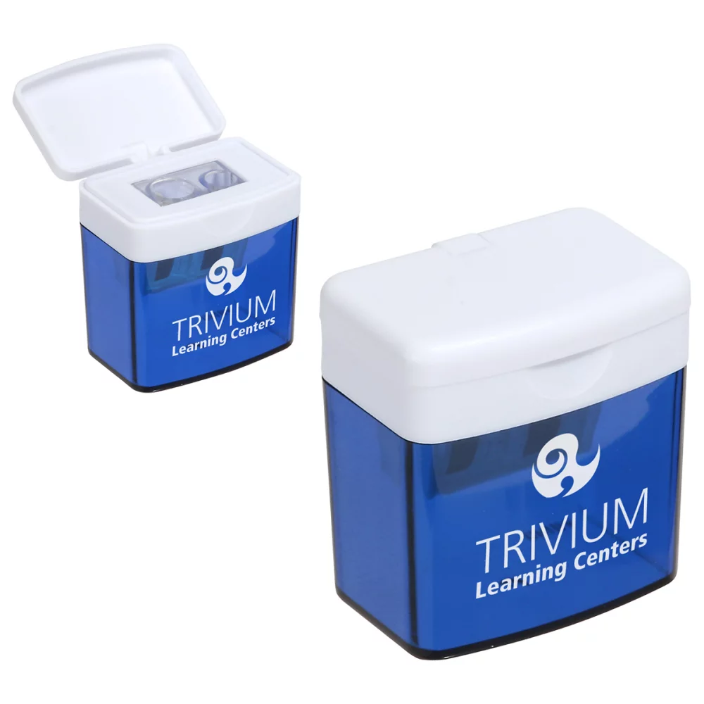 Taille-crayon double pour crayon et crayon de couleur