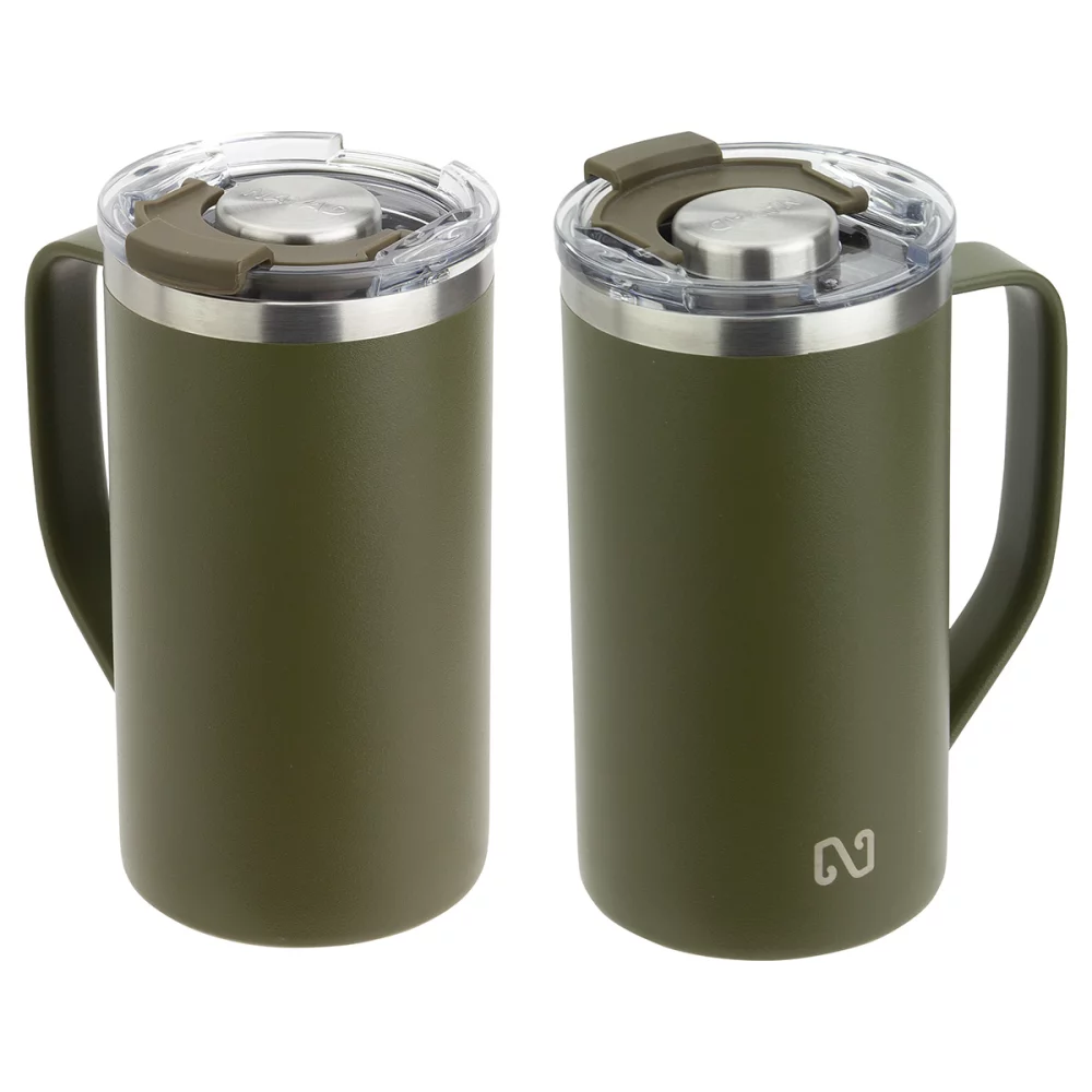 Mug double paroi en acier inoxydable NAYAD® Metro de 20 oz