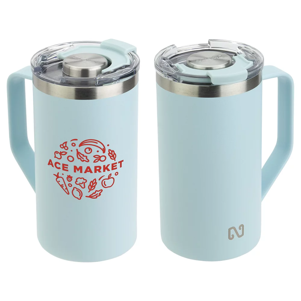 Mug double paroi en acier inoxydable NAYAD® Metro de 20 oz