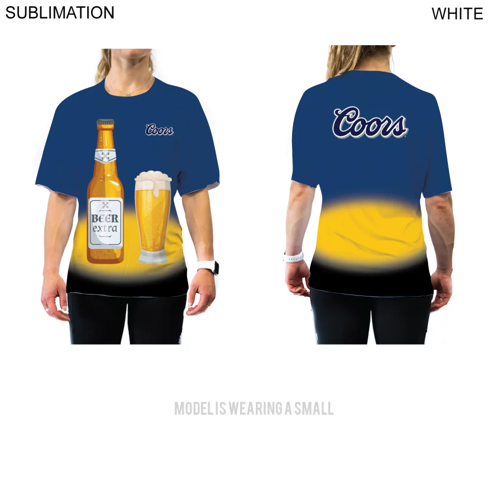 T-shirt de marque de produit, unisexe, tissu performant, AUCUN FRAIS DE CONFIGURATION