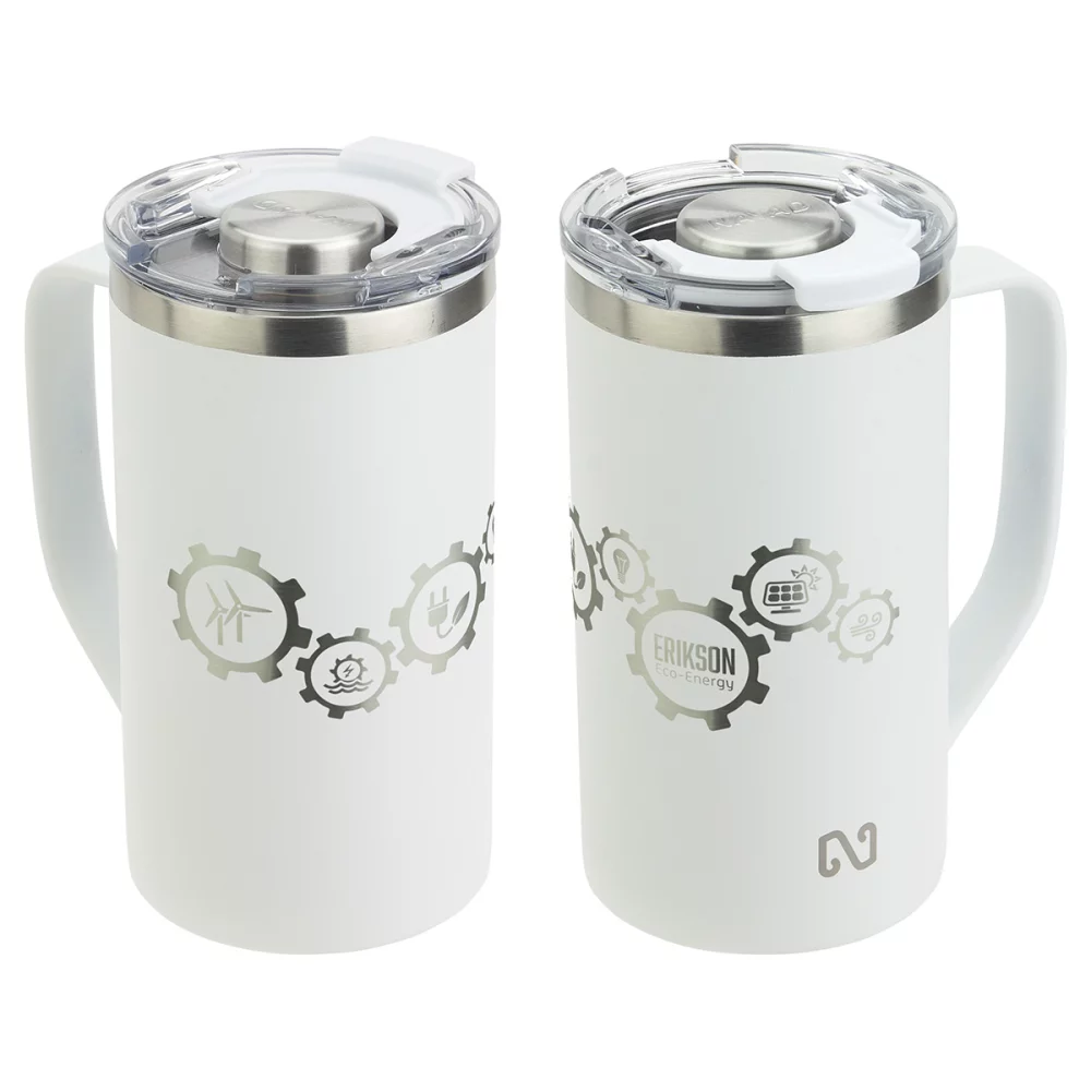 Mug double paroi en acier inoxydable NAYAD® Metro de 20 oz