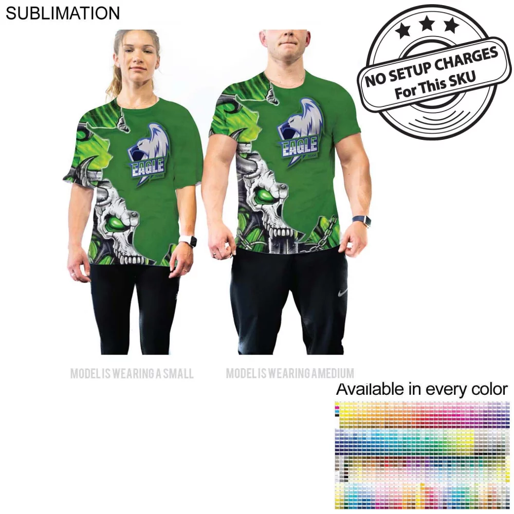 T-shirt de performance d'équipe, disponible dans les couleurs de l'équipe, unisexe, PAS DE FRAIS DE CONFIGURATION