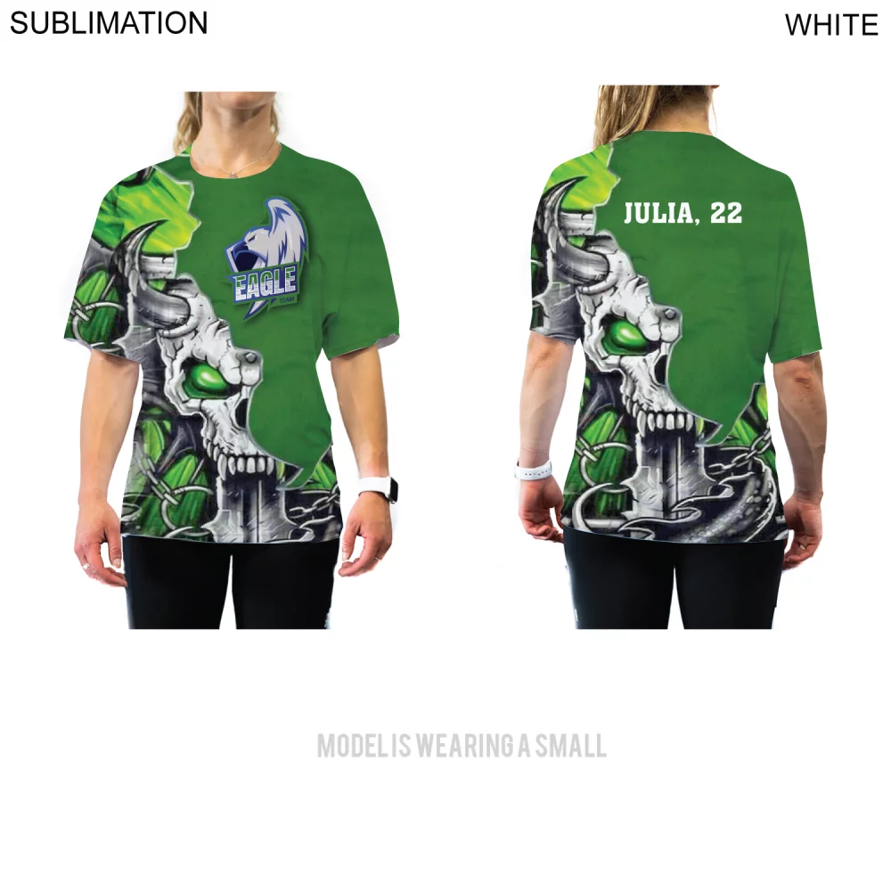 T-shirt de performance d'équipe, disponible dans les couleurs de l'équipe, unisexe, PAS DE FRAIS DE CONFIGURATION