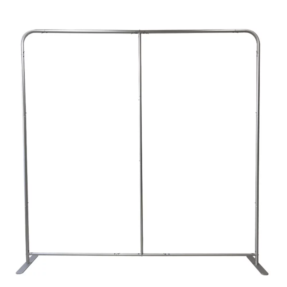 48 Hr Quick Ship - Tradeshow Booth Package Supreme, 8' EuroFit Display and 6' Sublimated Tablecloth