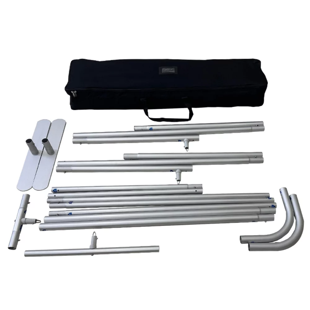 48 Hr Quick Ship - Tradeshow Booth Package Supreme, 8' EuroFit Display and 6' Sublimated Tablecloth