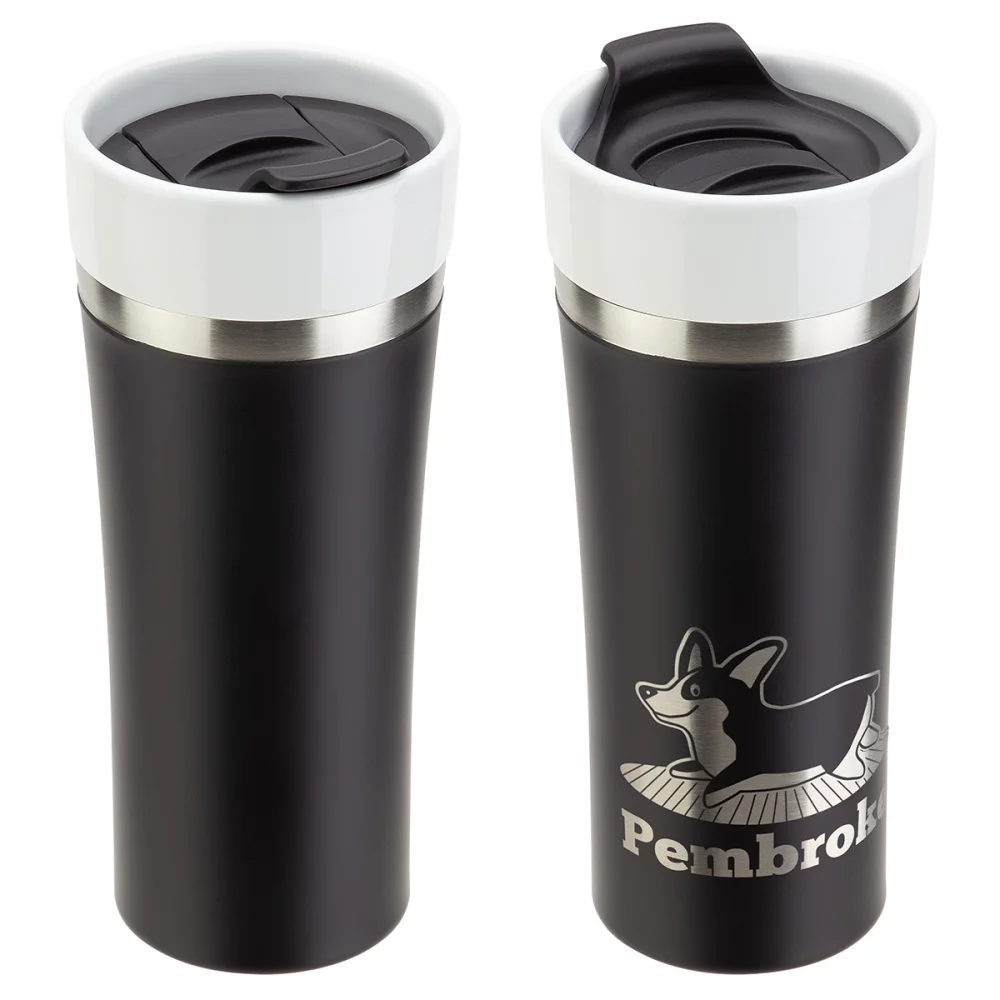 Pembroke 13 oz Ceramic + Stainless Steel Tumbler