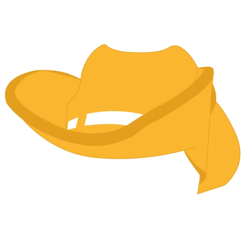 Foam Visor - Small Cowboy Hat