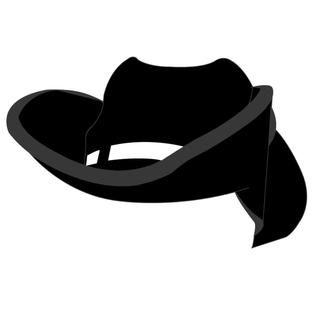 Visière en mousse - Petit chapeau de cowboy