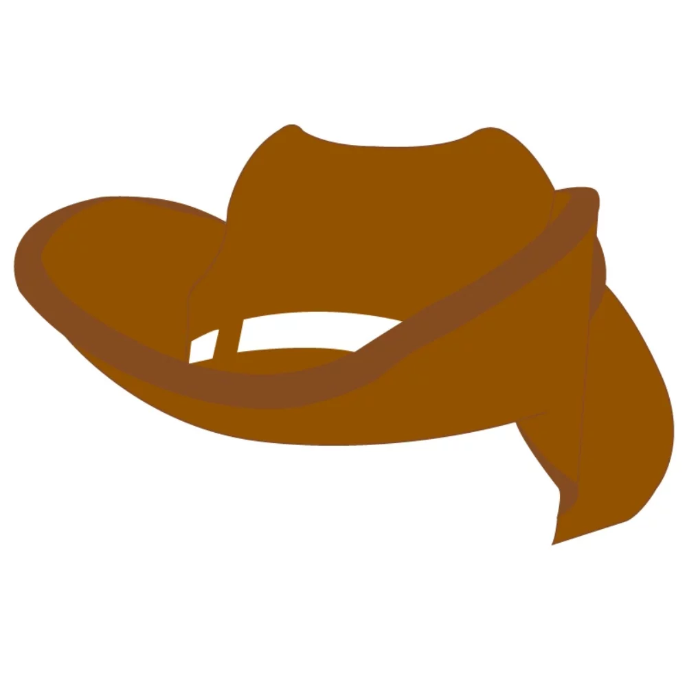 Visière en mousse - Petit chapeau de cowboy