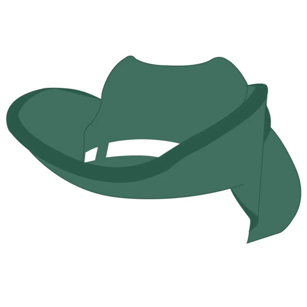 Foam Visor - Small Cowboy Hat