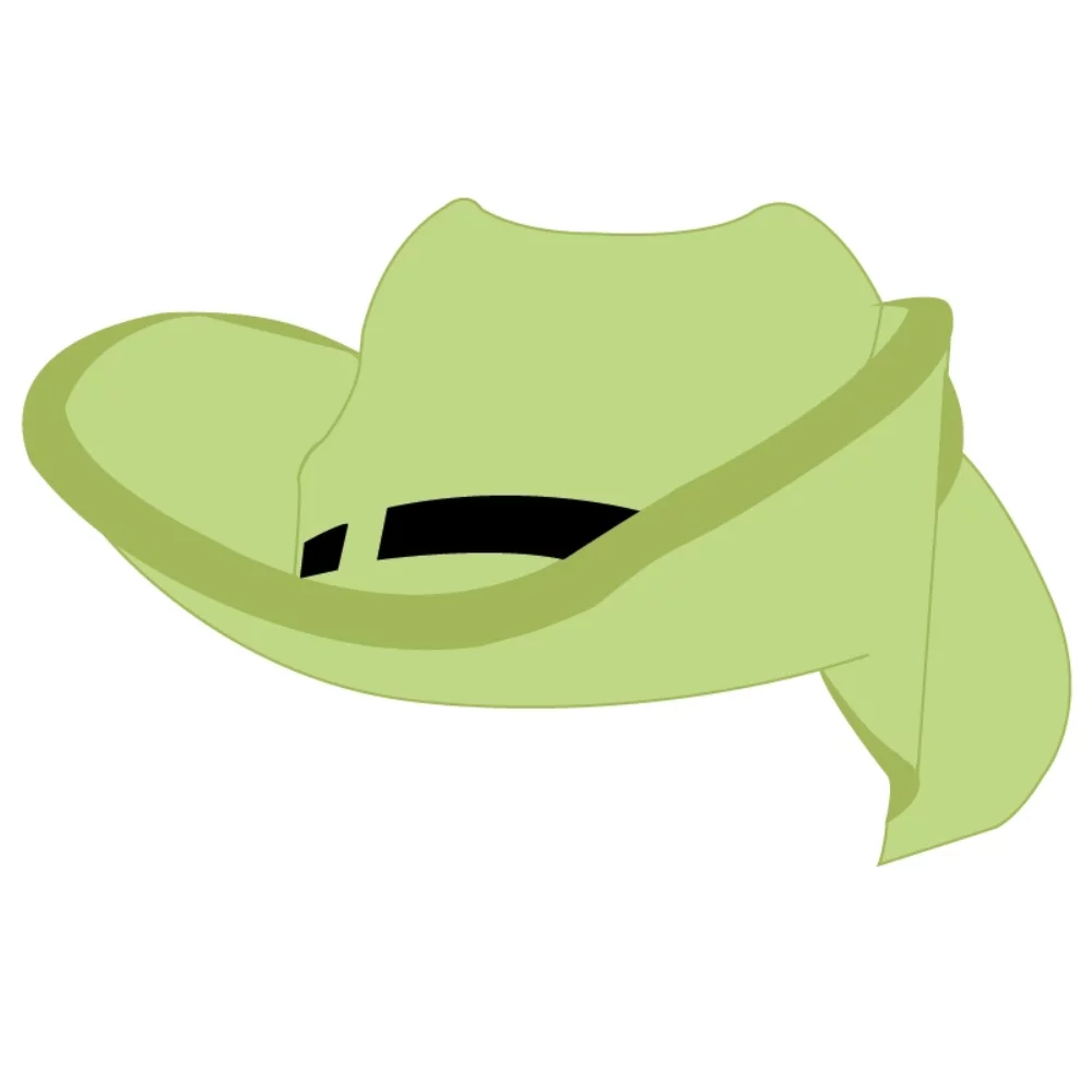 Visière en mousse - Petit chapeau de cowboy