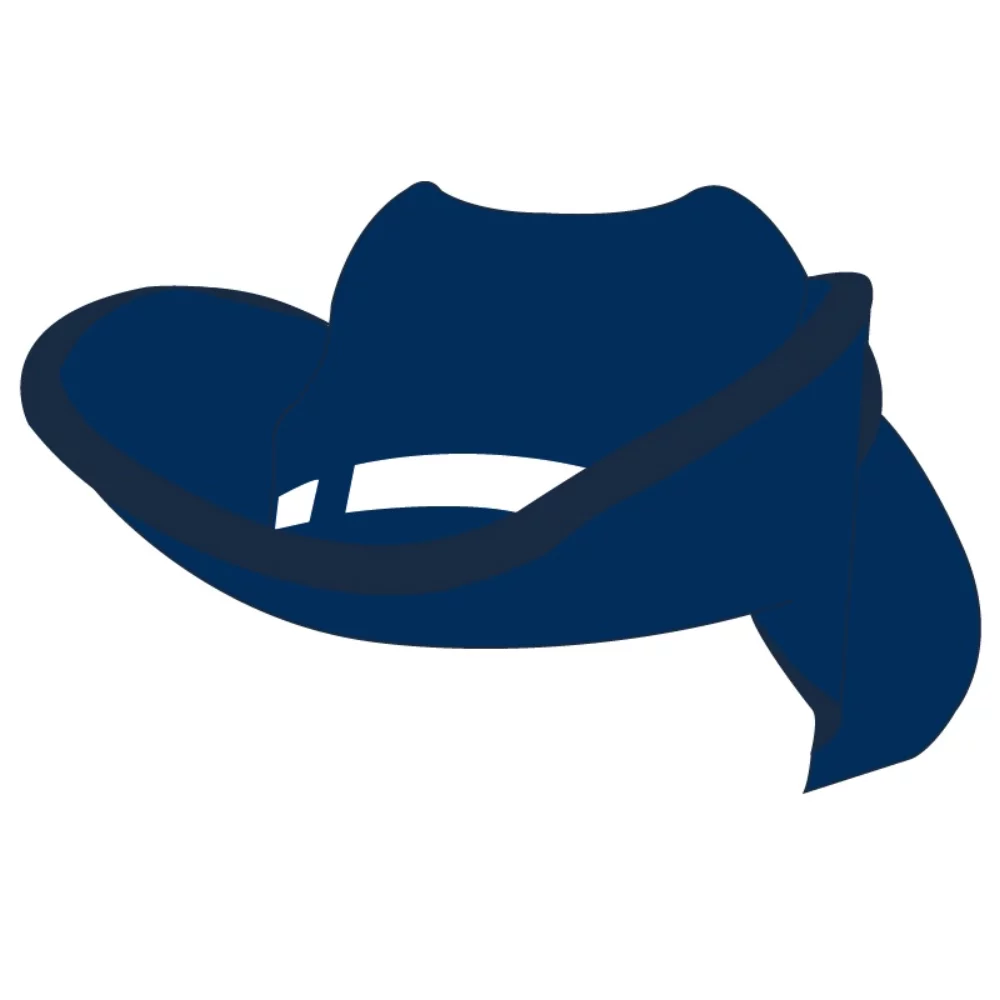 Foam Visor - Small Cowboy Hat