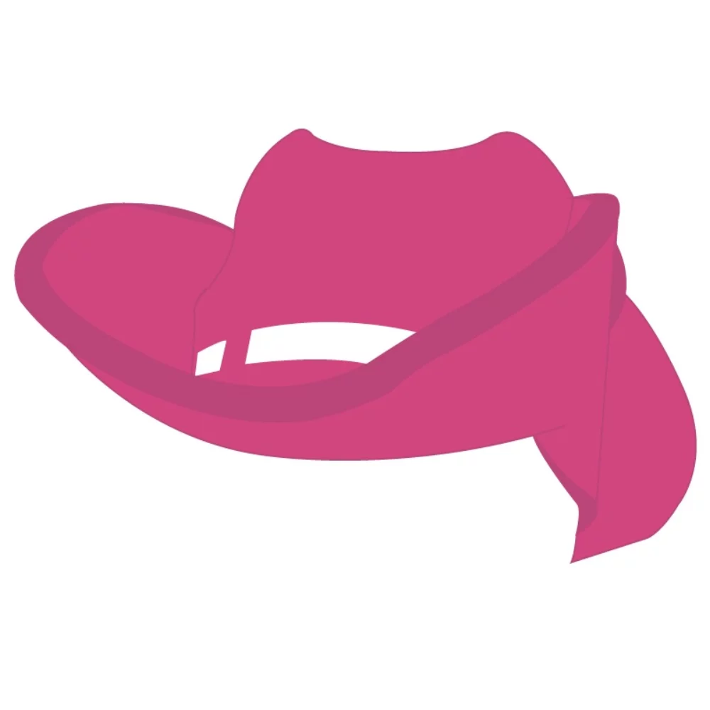 Foam Visor - Small Cowboy Hat