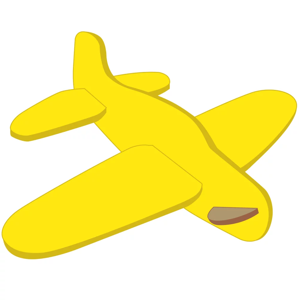 Foam Airplane Puzzle