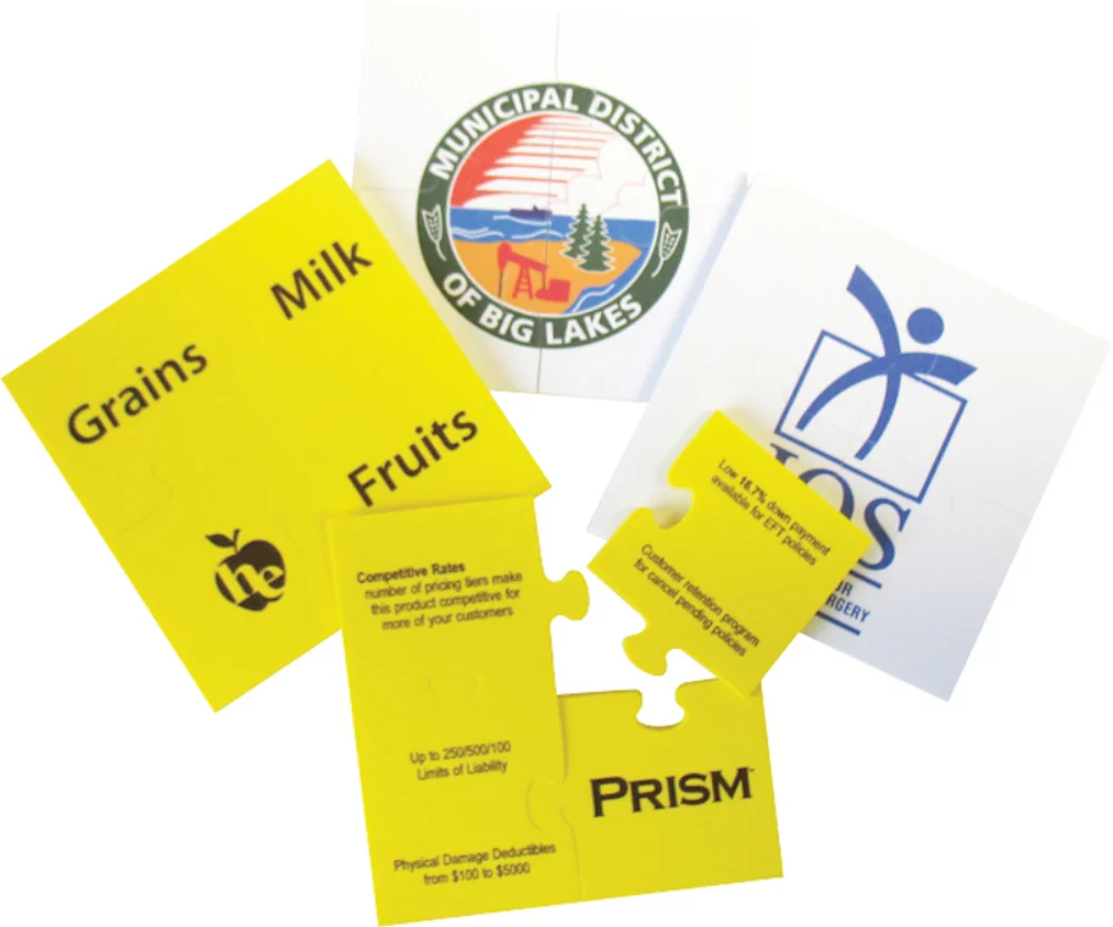 Sous-verre en mousse puzzle de 4" - 4 pièces