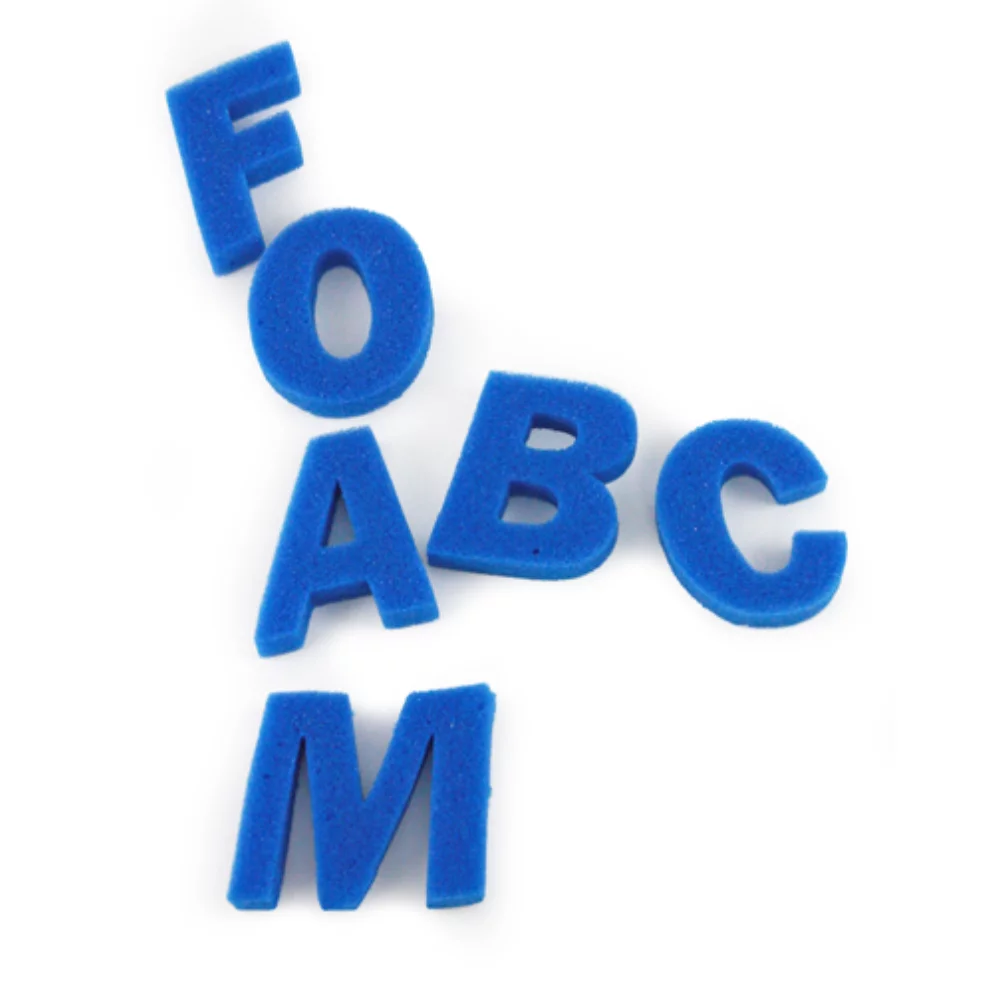 Lettres de l'alphabet en mousse