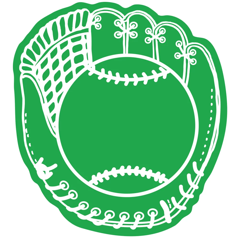 Mitt de baseball en mousse