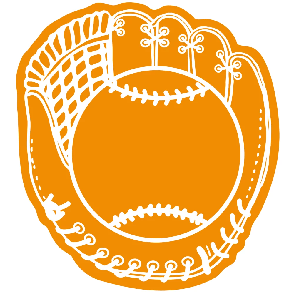 Mitt de baseball en mousse