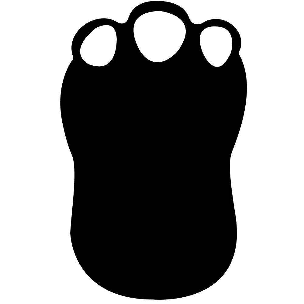 Foam Dinosaur Foot Mitt