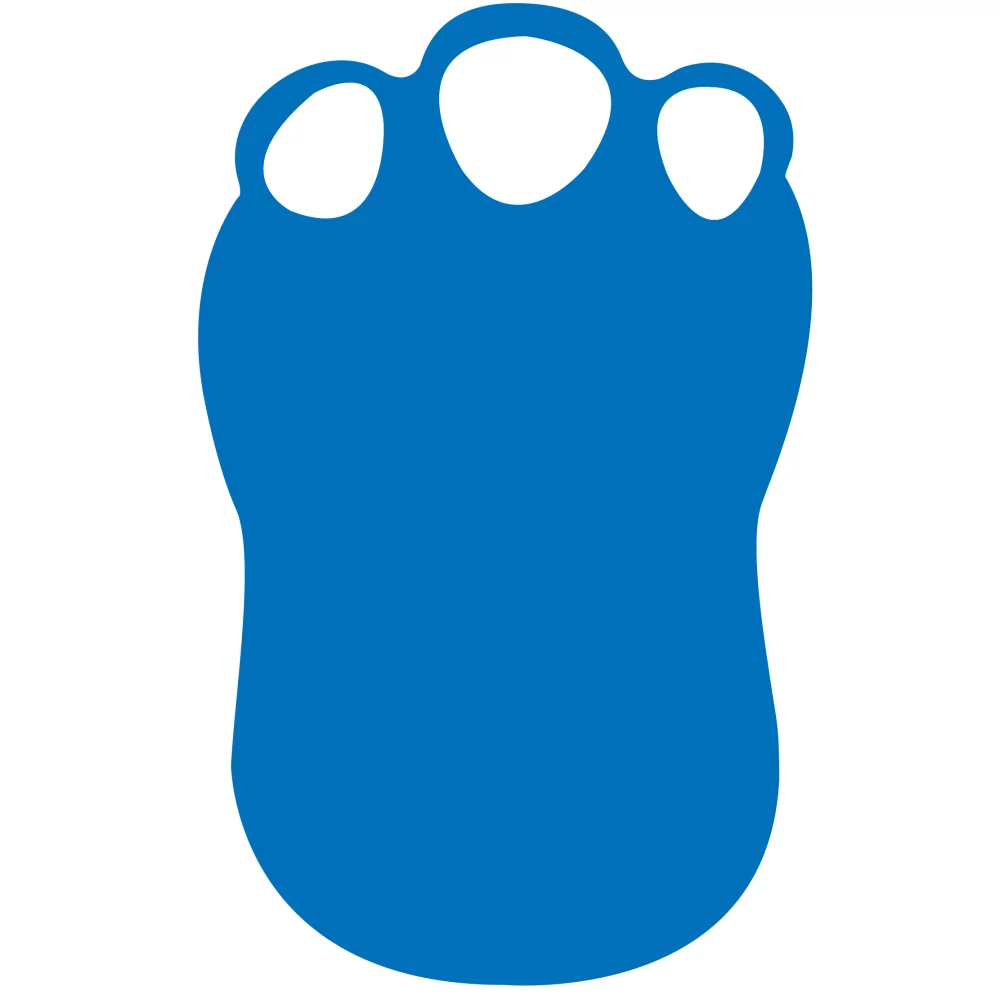 Foam Dinosaur Foot Mitt