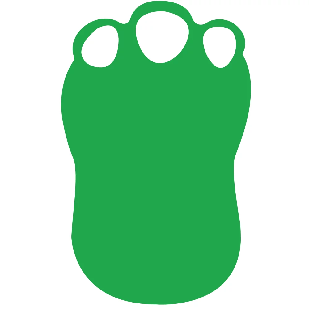 Foam Dinosaur Foot Mitt