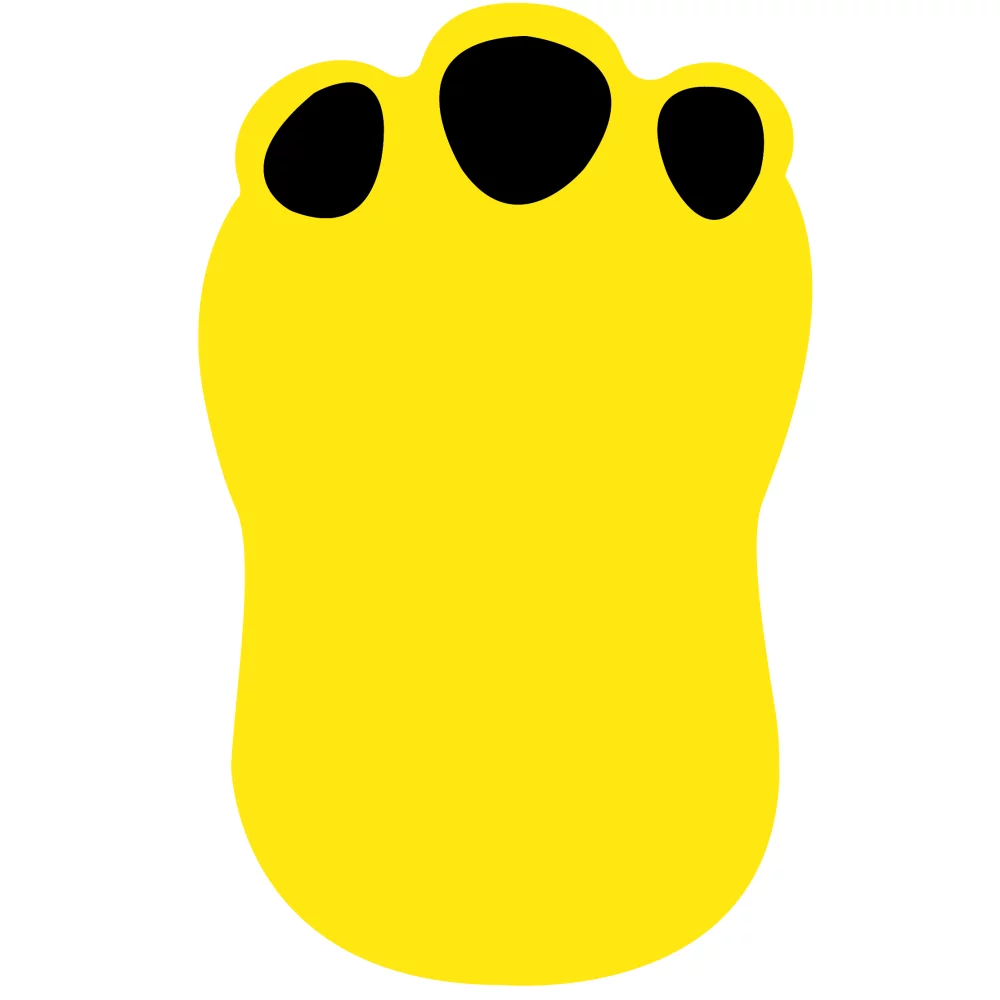 Foam Dinosaur Foot Mitt