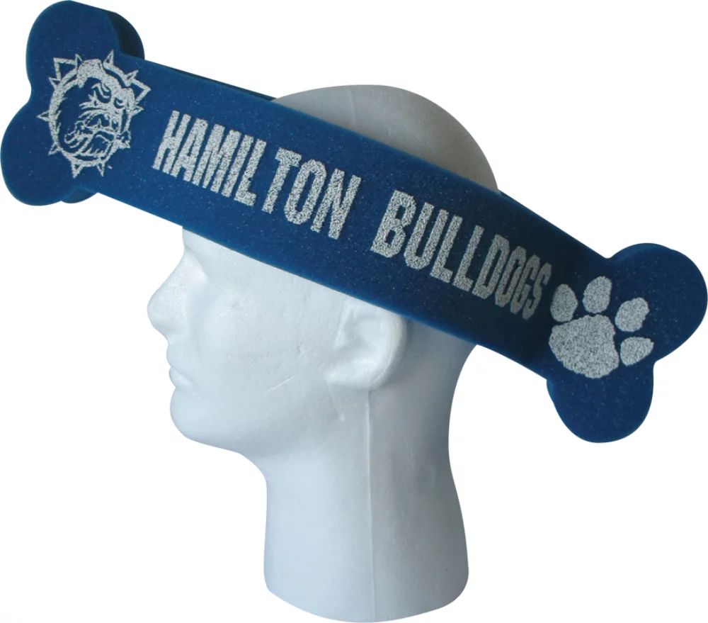 Chapeau en mousse en forme d'os