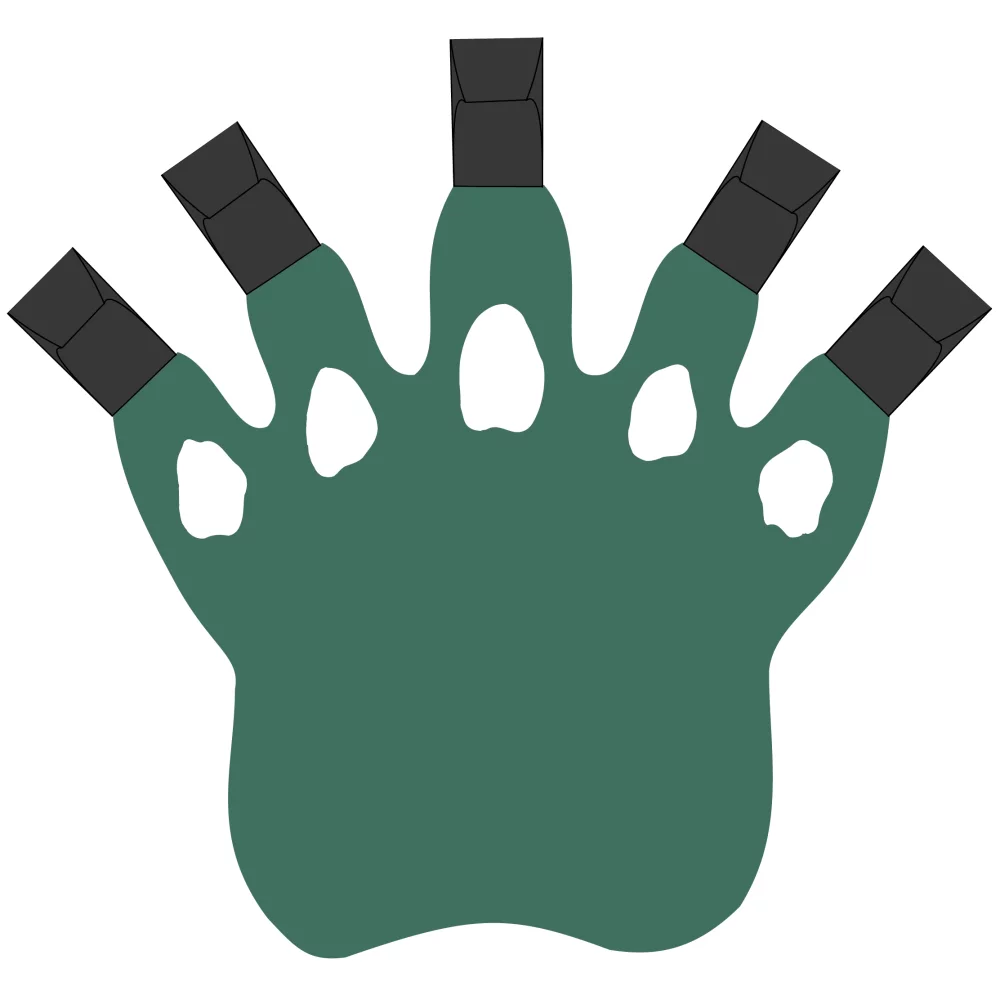 Foam Paw Cheering Mitt w/Claws