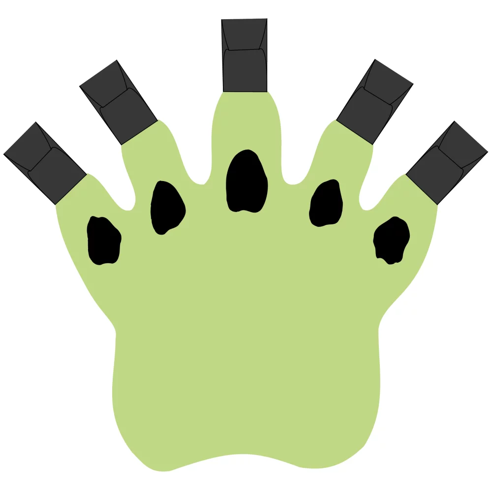 Foam Paw Cheering Mitt w/Claws