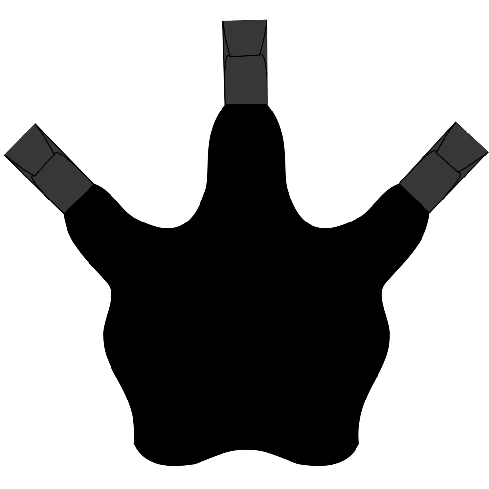 3 Gant de pom-pom girl en mousse Talon Claw