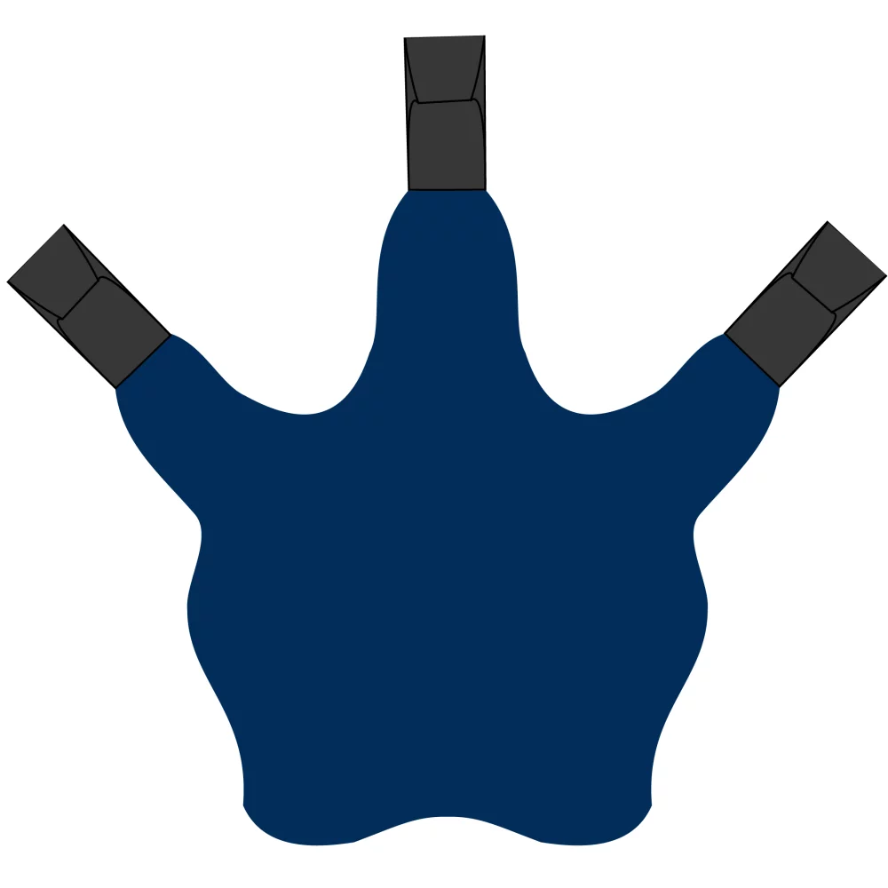 3 Talon Claw Foam Cheer Mitt