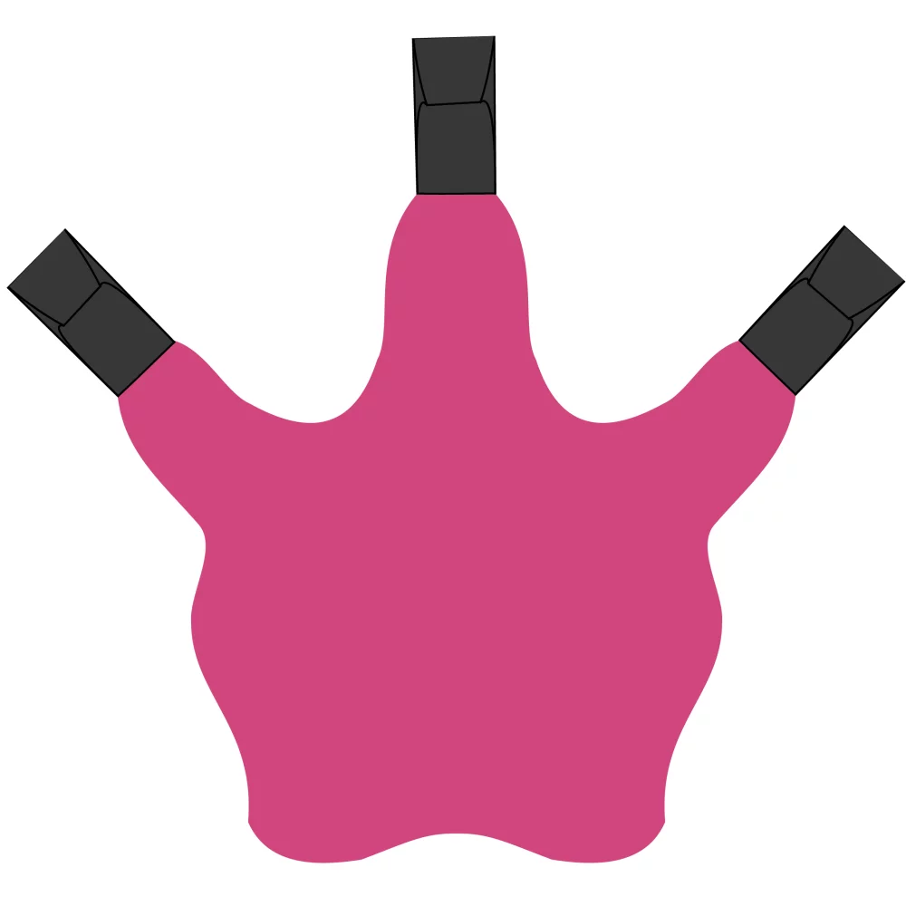 3 Talon Claw Foam Cheer Mitt