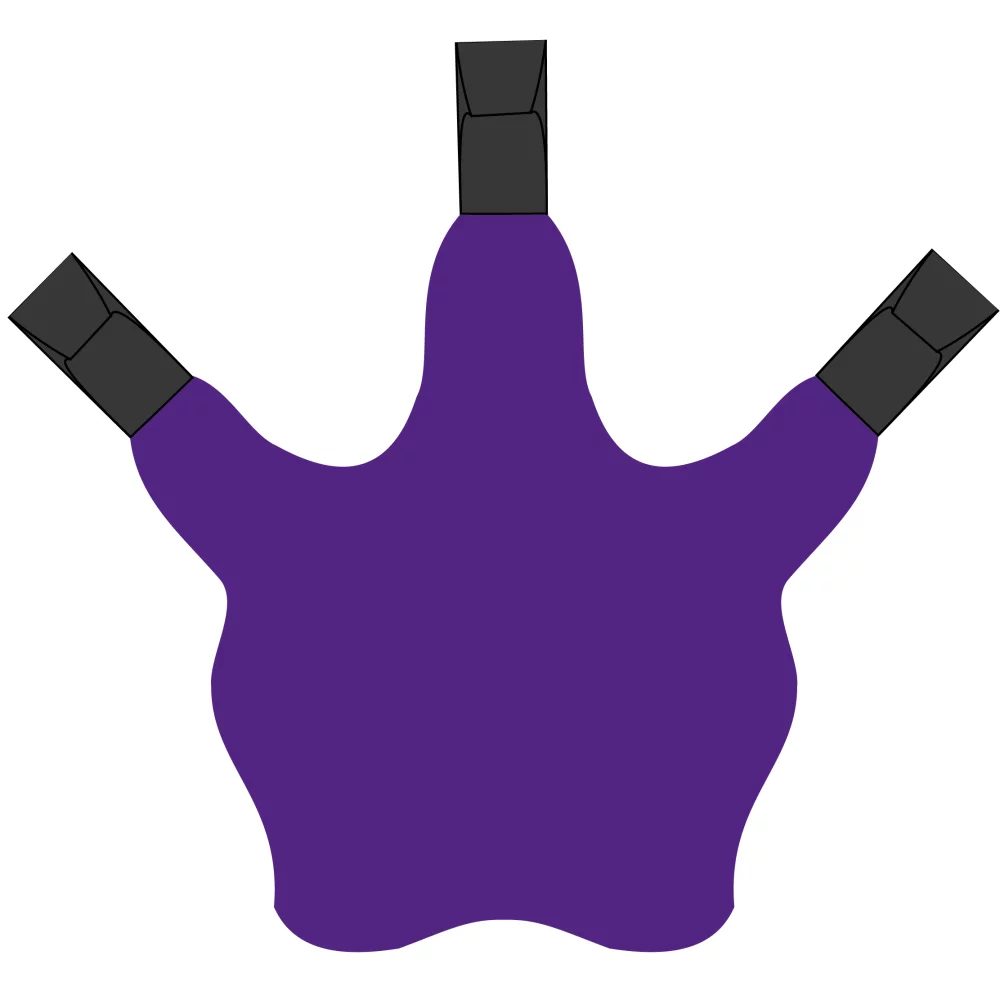 3 Talon Claw Foam Cheer Mitt
