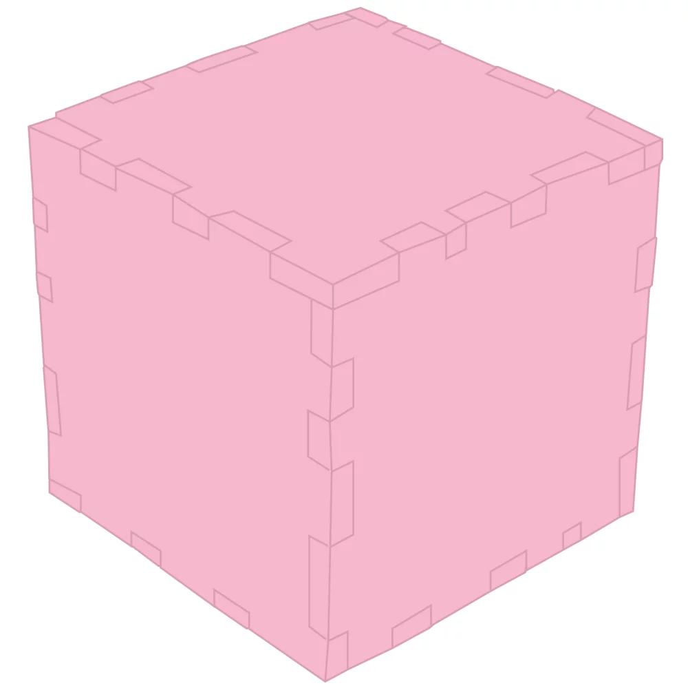 Cube de puzzle de 3"