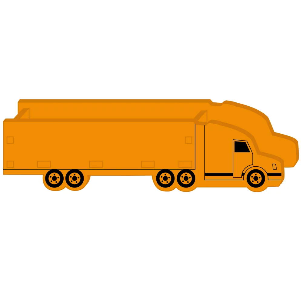 Puzzle en EVA en forme de camion (8,5 pouces)