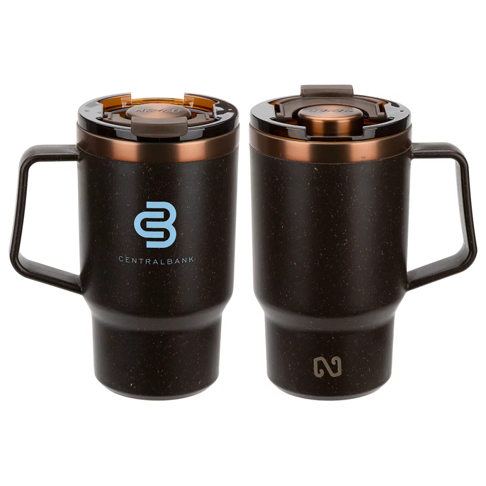 NAYAD® Cortado 16 oz Café moulu / Tasse en polypropylène recyclé
