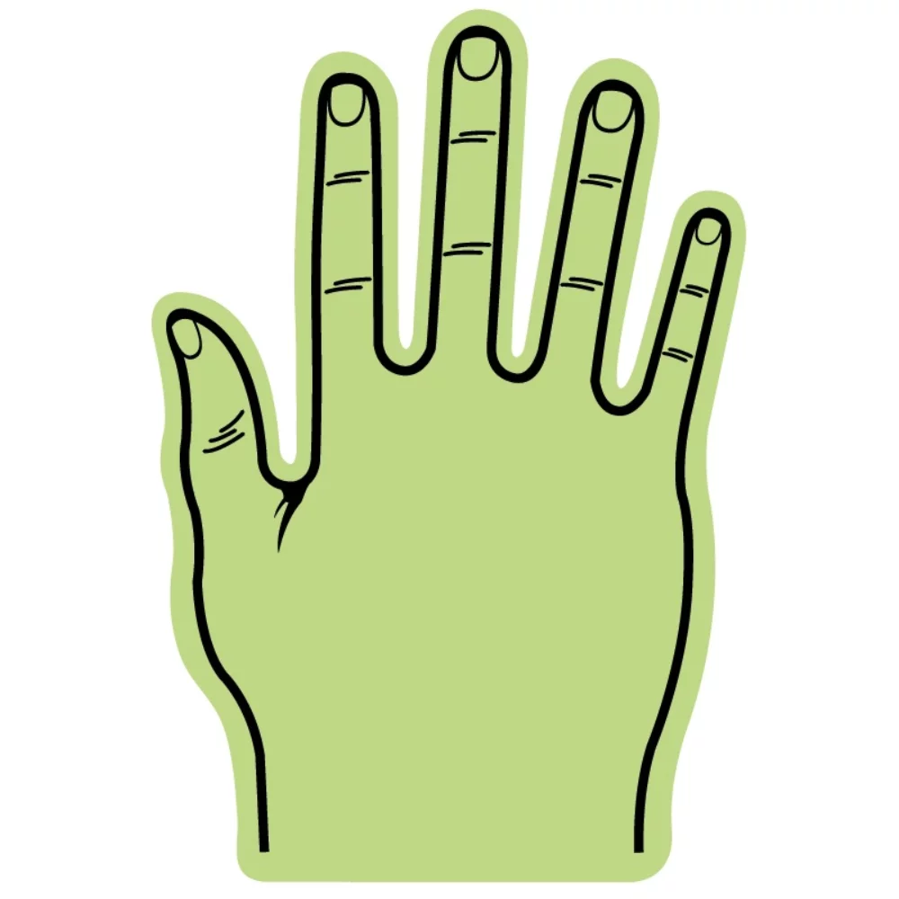 Mittain de soutien en mousse "High-Five" de 16"