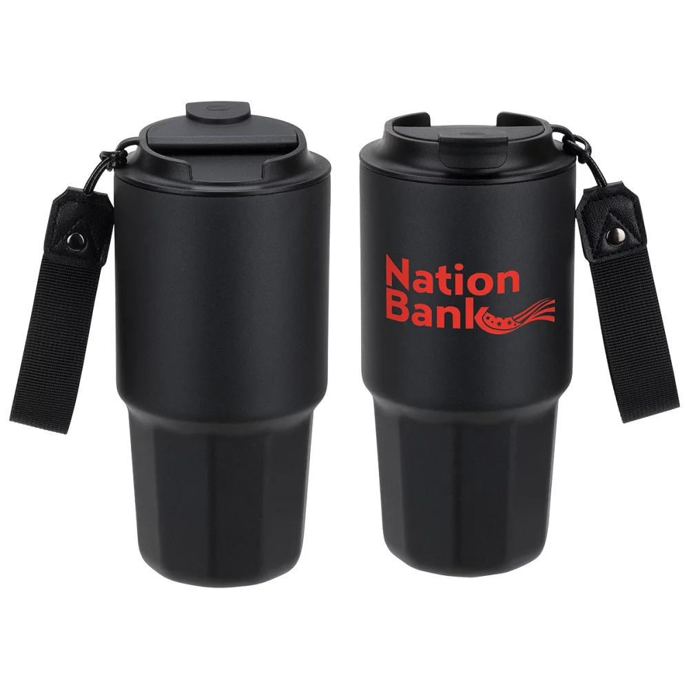 Gobelet isotherme en acier inoxydable SENSO® Dash de 21 oz avec dragonne.