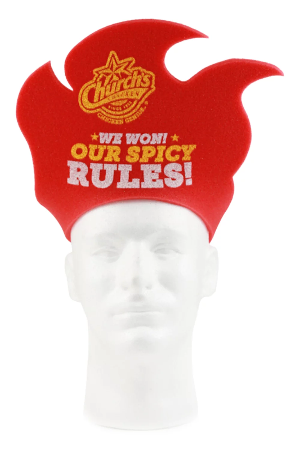 Flame Foam Popup Visor