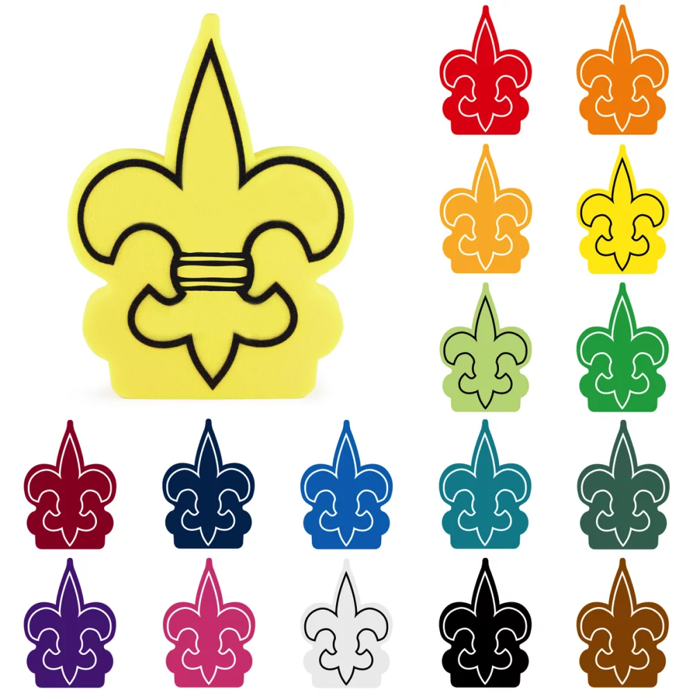 Fleur De Lys Foam Mitt