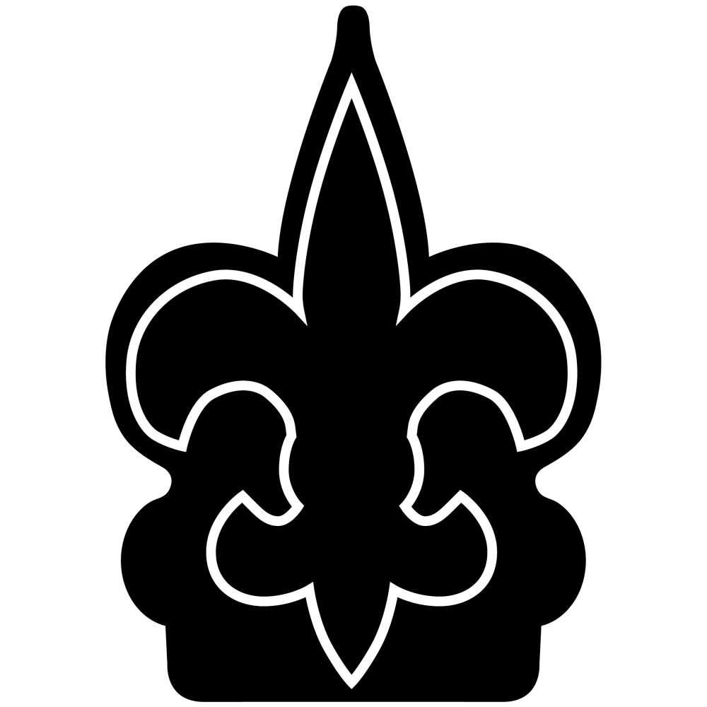 Fleur De Lys Foam Mitt