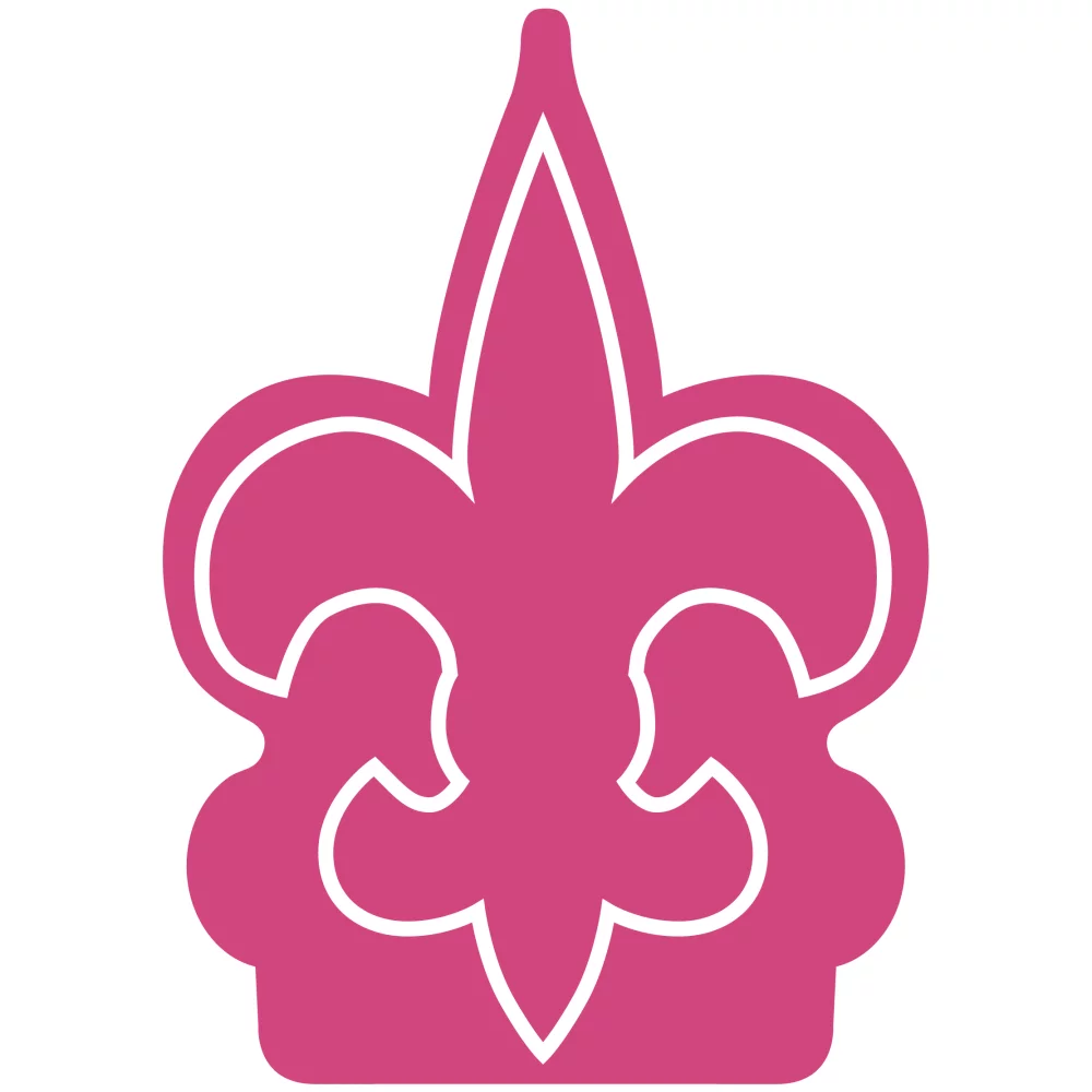 Mitt en mousse Fleur De Lys