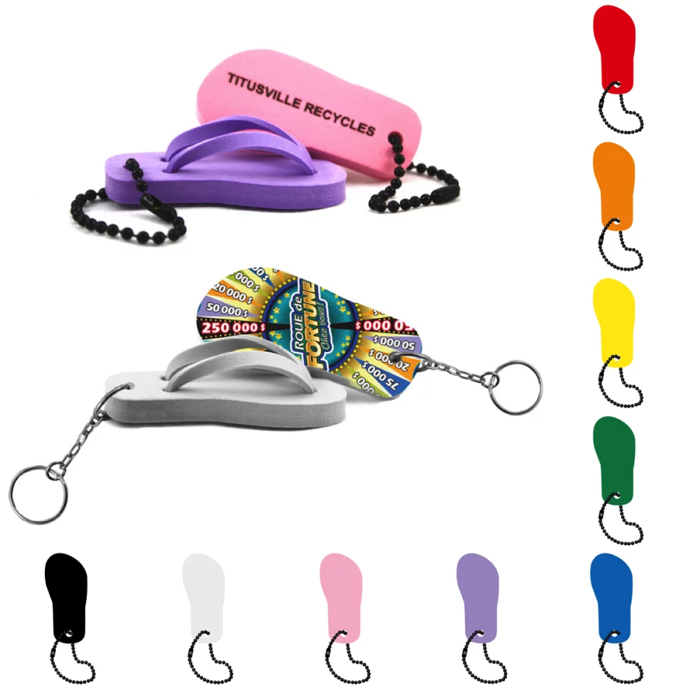 Porte-clés en mousse - Tongs