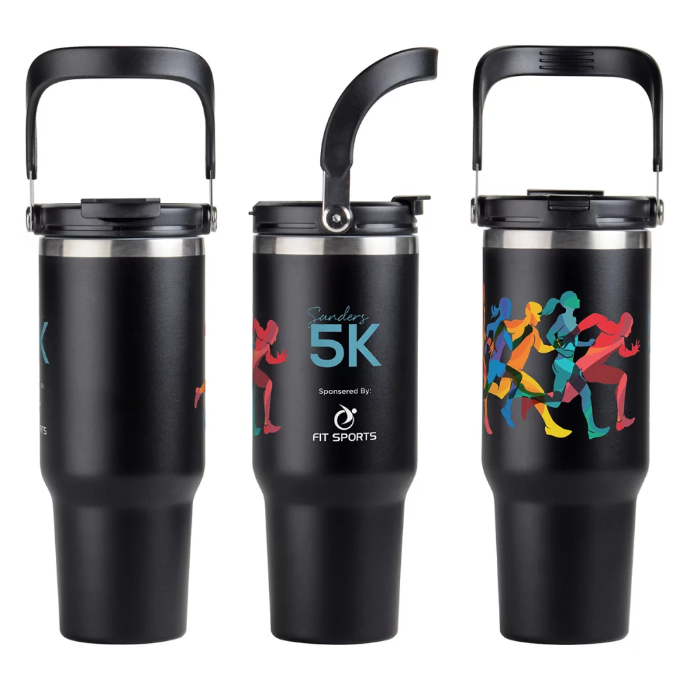 SENSO® Venture DuoFlow 40 oz Vacuum Insulated Stainless Steel Travel Tumbler