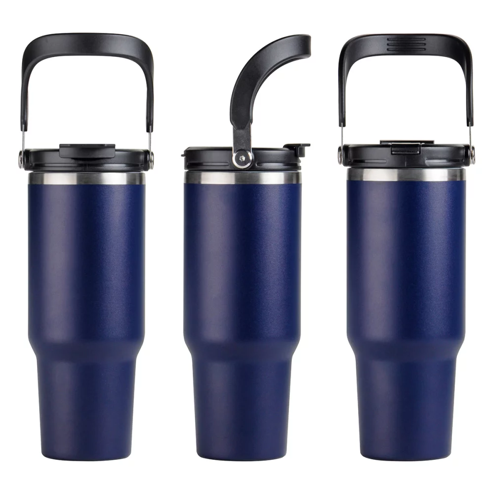 Gobelet de voyage en acier inoxydable isolé sous vide SENSO® Venture DuoFlow de 40 oz