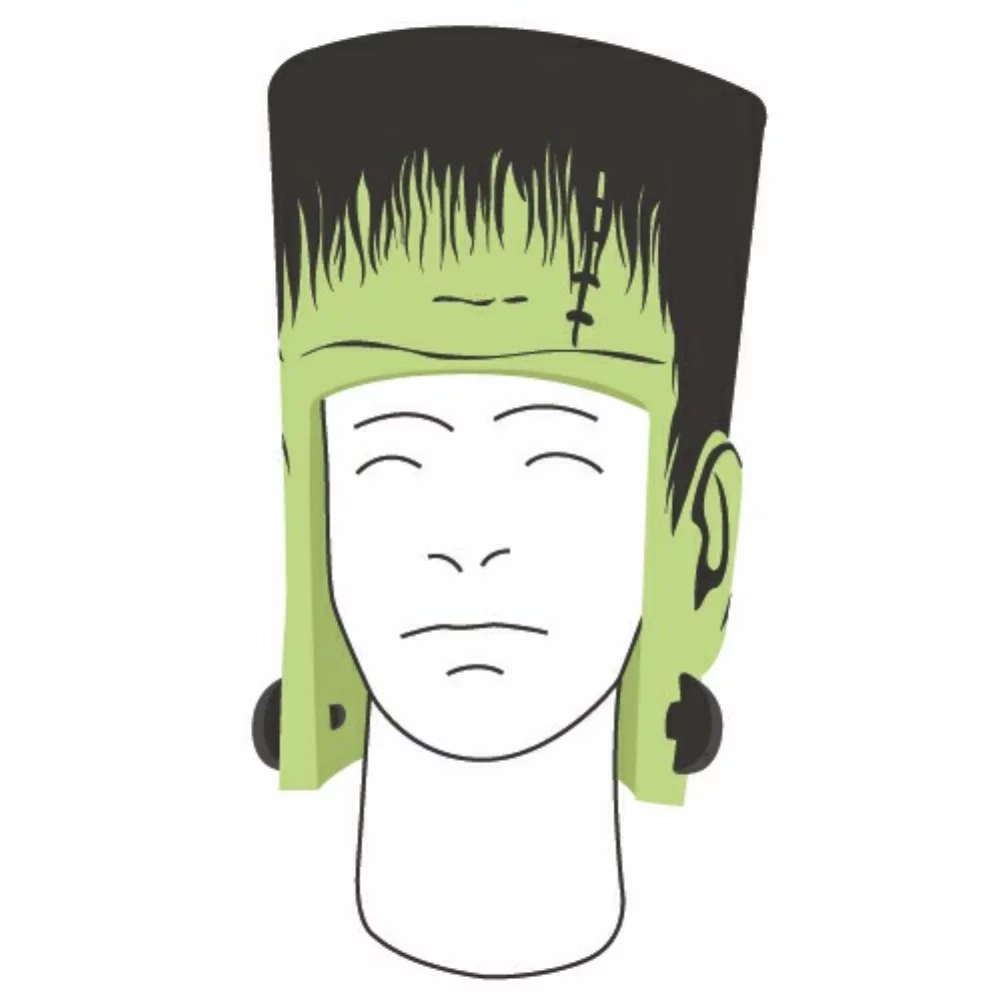 Chapeau Frankenstein en mousse